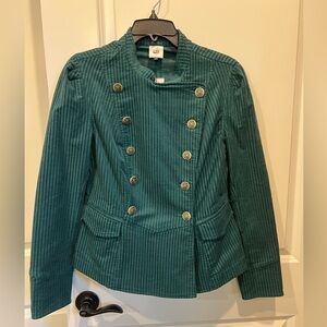 Cabi Lennon Jacket 
More of emerald green color 
New with tags
